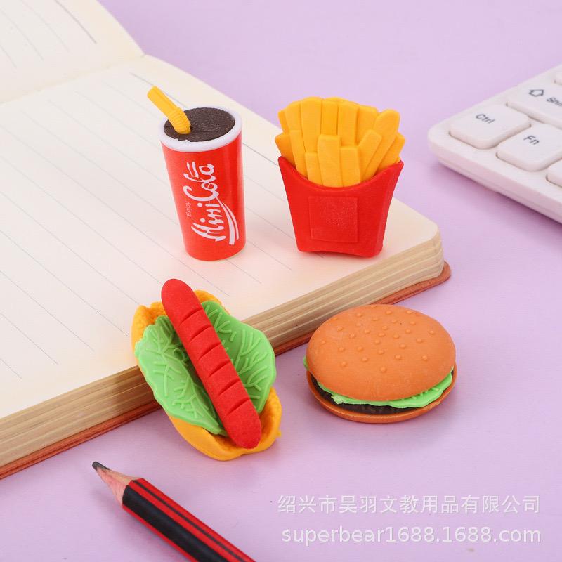 MC Meal Shape Eraser 48 pcs (eff price 6 )