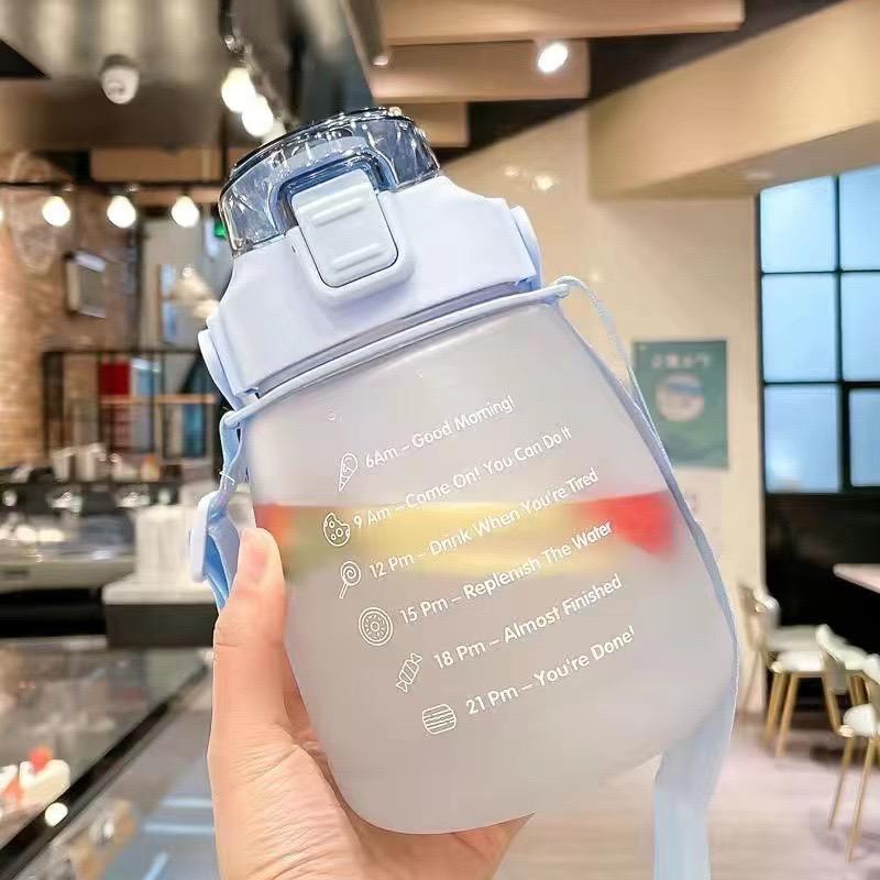 New quotes printed trendy water bottle