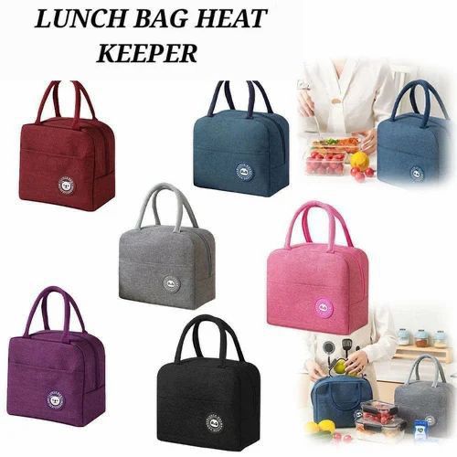 Plain colour lunch bag pack of 6 ( eff price - 58 )