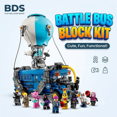Fourtnite Battle Bus Blocks