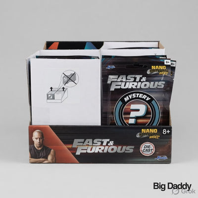 Jada Fast & Furious Mini Car W2 Blind pouch (pack of 6 pouches, 1 pouch price 217)