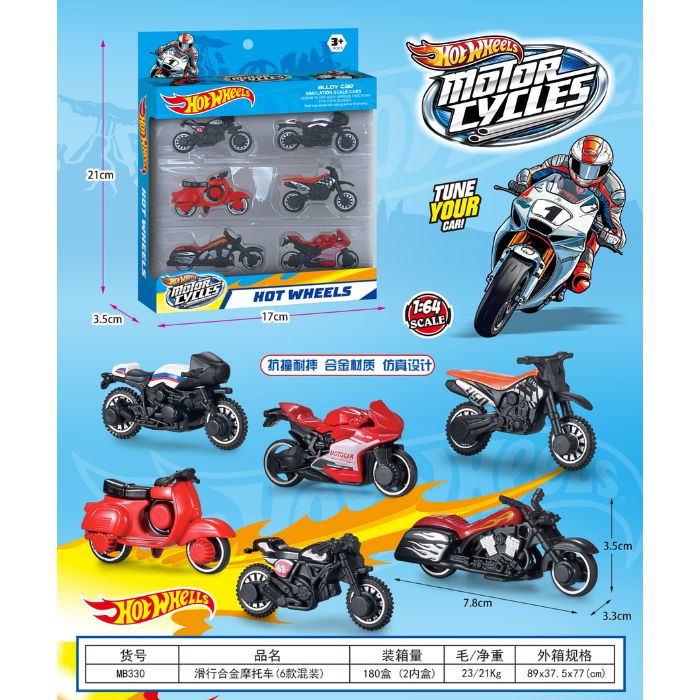 set of 6 bikes