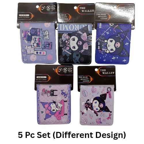 5pcs - Mixed Kuromi wallets net price 175