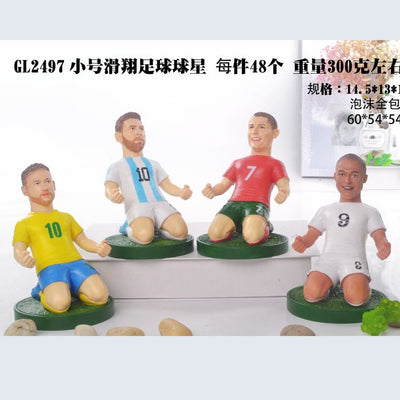 Soccer Players Sitting Figure