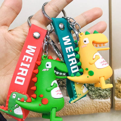 3pcs - New Dino Rubber keychain (eff price 35)