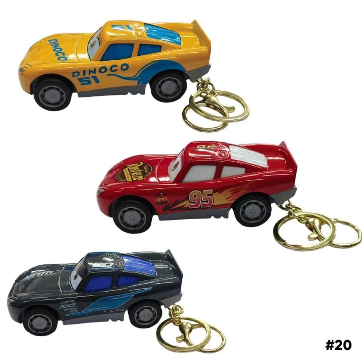 12 pcs - CARS eyes keychains Net price 105