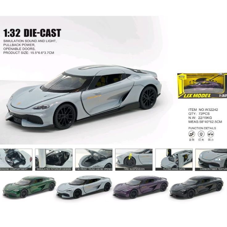 1:32 Koenigsegg Gemera.