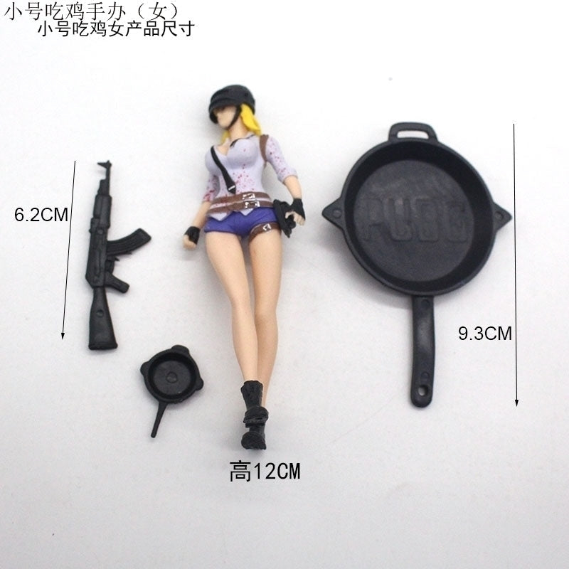 Pubg Boy & Girl Set 13 cm /12 cm Action figures