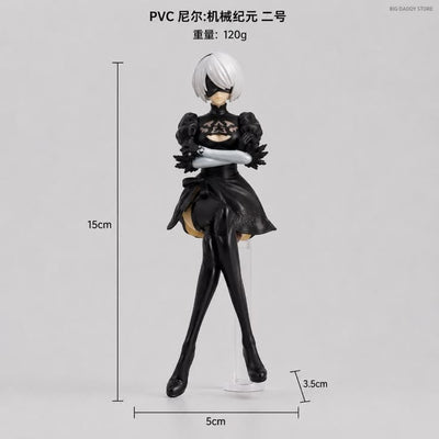 2B (NieR: Automata) Sitting Pose PVC Figure without stand