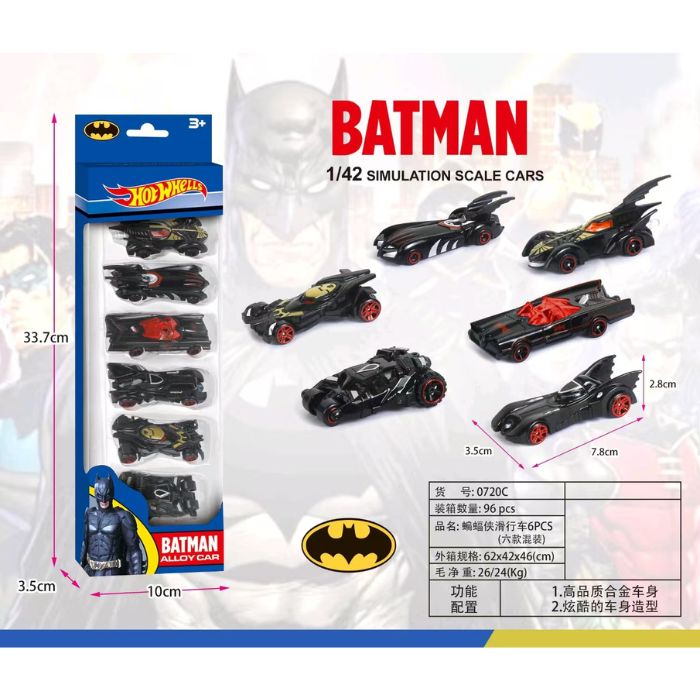 set of 6 blister pack Batty Cars - Net price 55