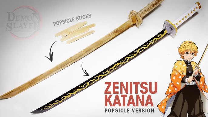 Zenitsu Fully assembled 104cm wooden katana