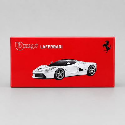 Bburago 1:64 LaFerrari White Diecast Model Car (Tai Tat Version)