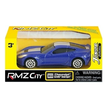 3pcs -RMZ City 1:64 Chevrolet Corvette Grand sport Blue - net price 133