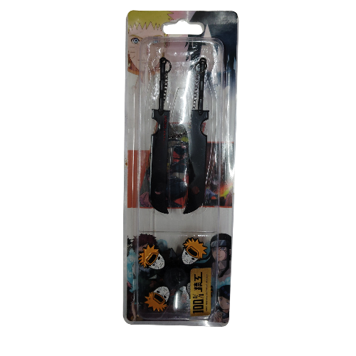 Natuto mix kunai with spinner set pack of 2 ( net price 190)