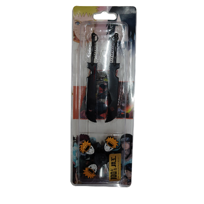Natuto mix kunai with spinner set pack of 2 ( net price 190)