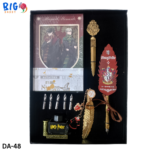 HP magic boy Hari Diary Set with Pen and Ink (5 Nip & Brooch Included)
