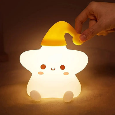 Little Star Sillicon Night Lamp