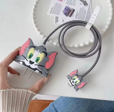3 pcs- Tom 20W Iphone Silicone Charger Cover (Net Price 65)