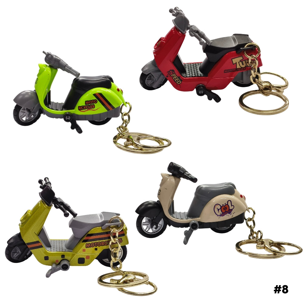 12 pcs - scooter vehicles keychain Net price 59
