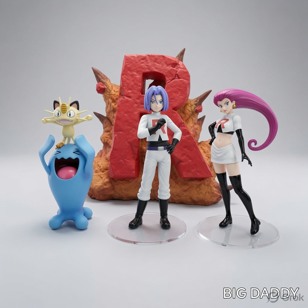 11 CM Team Rocket figure set
