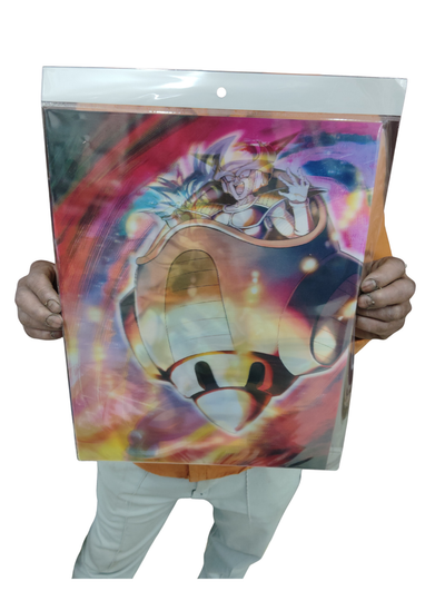 DBZ spaceship 3d poster pack of 2 ( eff price 90)