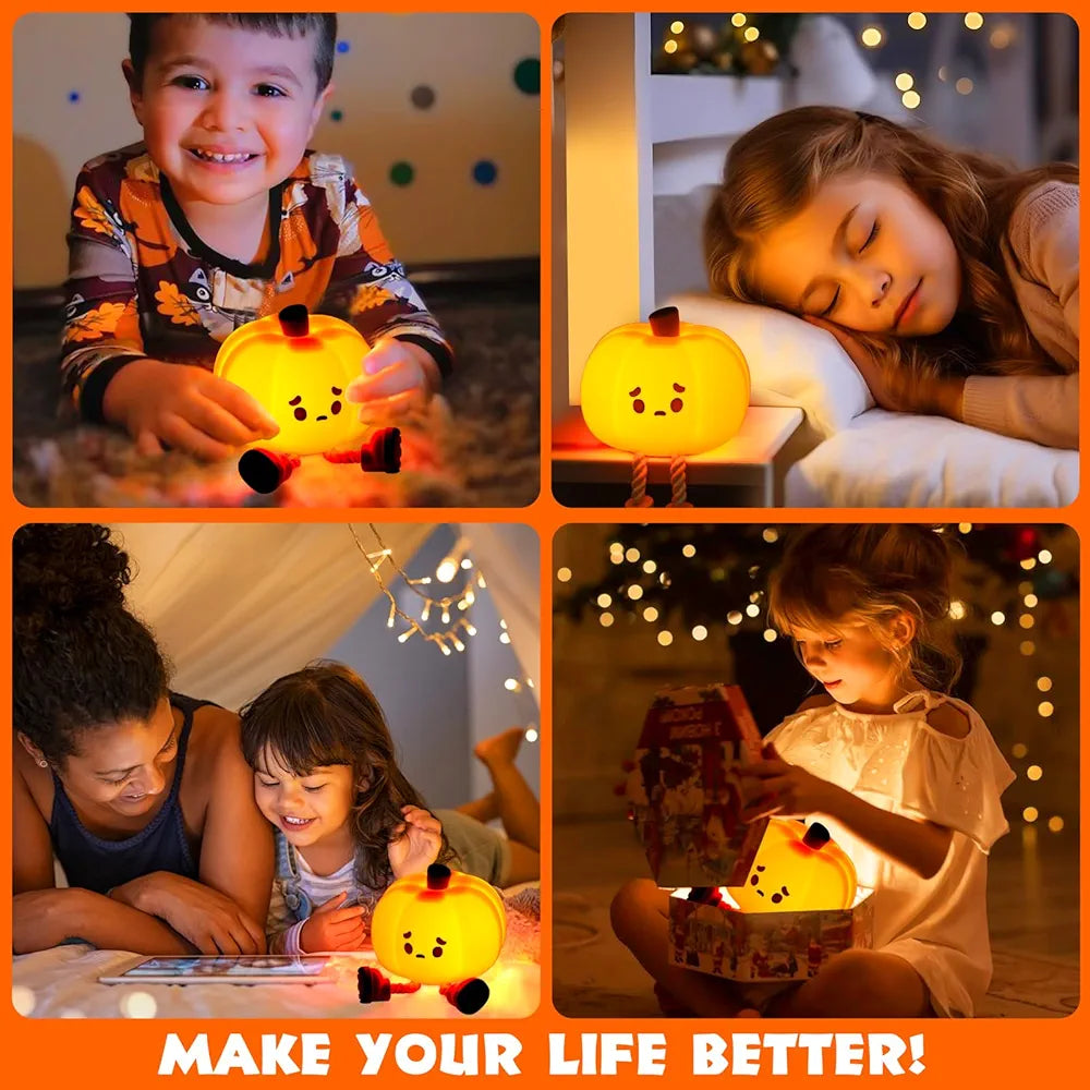 Little Pumpkin Sillicon Night Lamp
