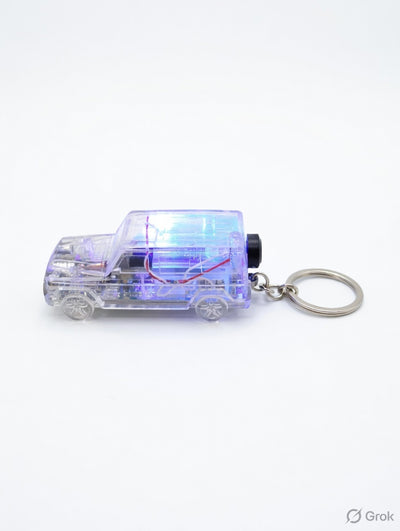 Premium jeep lighter with light and keychain