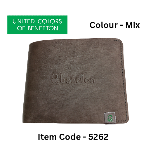 Men's Leather Wallet (Mix Colour) (Item-5262)