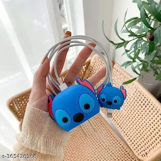 3 pcs- Snitch Blue 20W Iphone Silicone Charger Cover (Net Price 65)