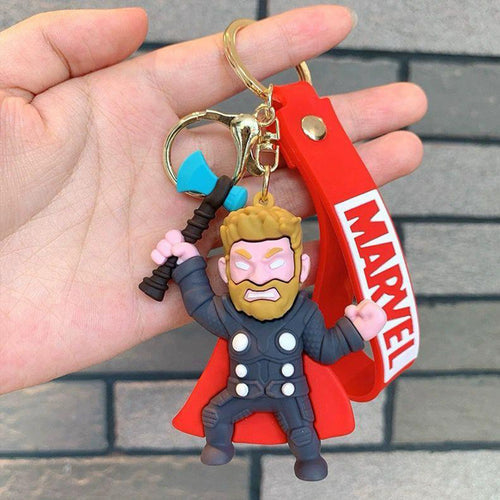 Thor with Beard rubber keychain pack of 3 (eff price 40)