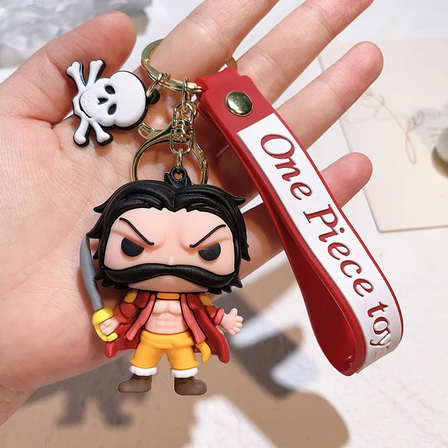 New One Piece Mucchad Rubber Keychain Pack of 3 (eff price 37)