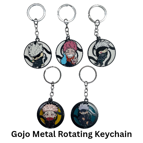 New Gojo rotating mix keychain Pack of 5 (eff price 45) (With Packing)