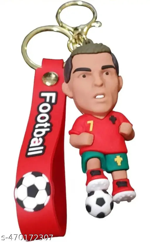 Ronaldo RD/GRN rubber keychain pack of 3 (eff price 37)