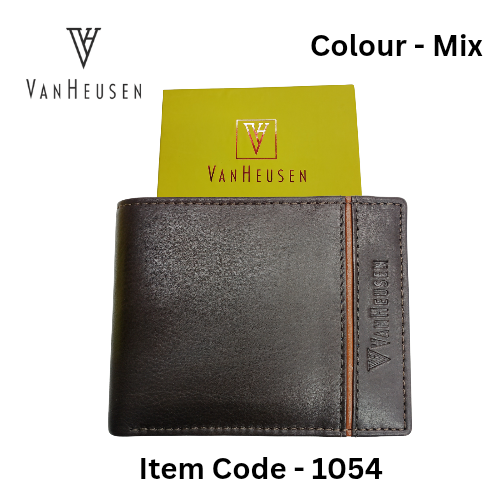 Men's Leather Wallet (Mix Colour) (Item-1054)