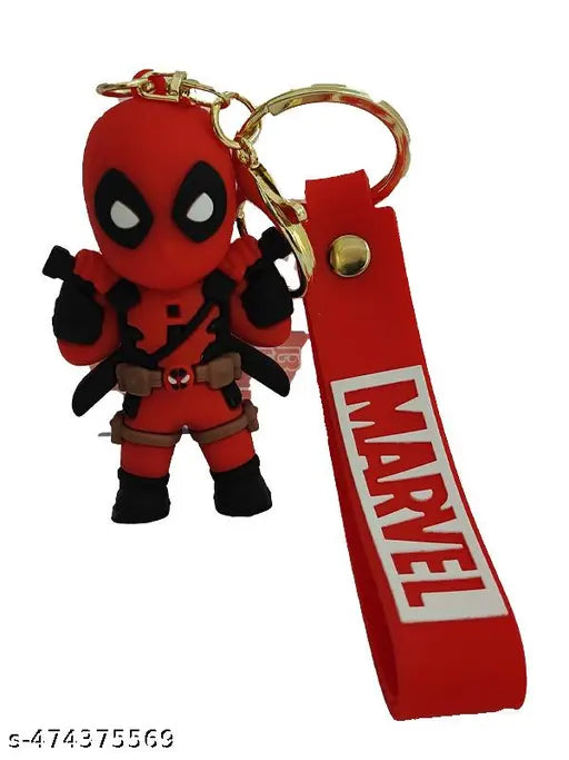 Deadpool with Sword rubber keychain pack of 3 (eff price 40)