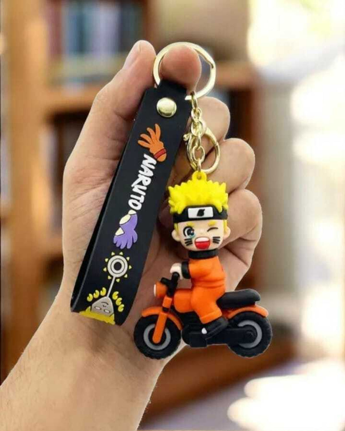 New Natuto on Bullet Rubber Keychain Pack of 3 (eff price 35)