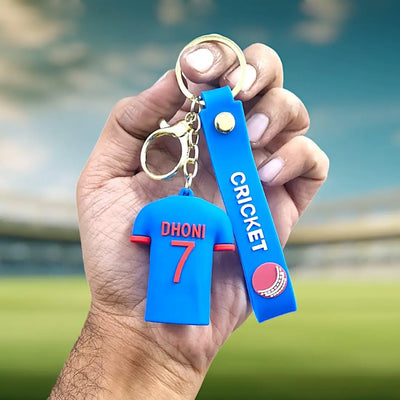 MSD Thala T-shirt 07 rubber keychain pack of 3 (eff price 35)