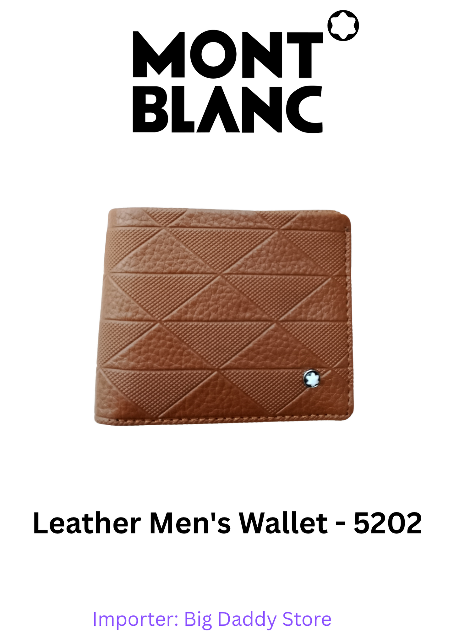 Mont Blank Men's Leather Wallet C (Mix Colour)