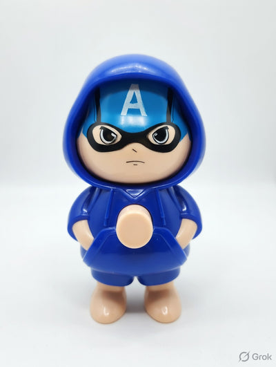 6 pcs - captain America Face changing keychain (eff price 25)