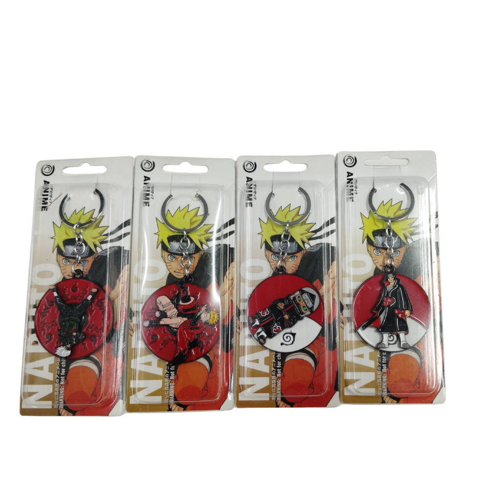 New natuto / Itachi rotating mix keychain Pack of 5 (eff price 45) (With Packing)