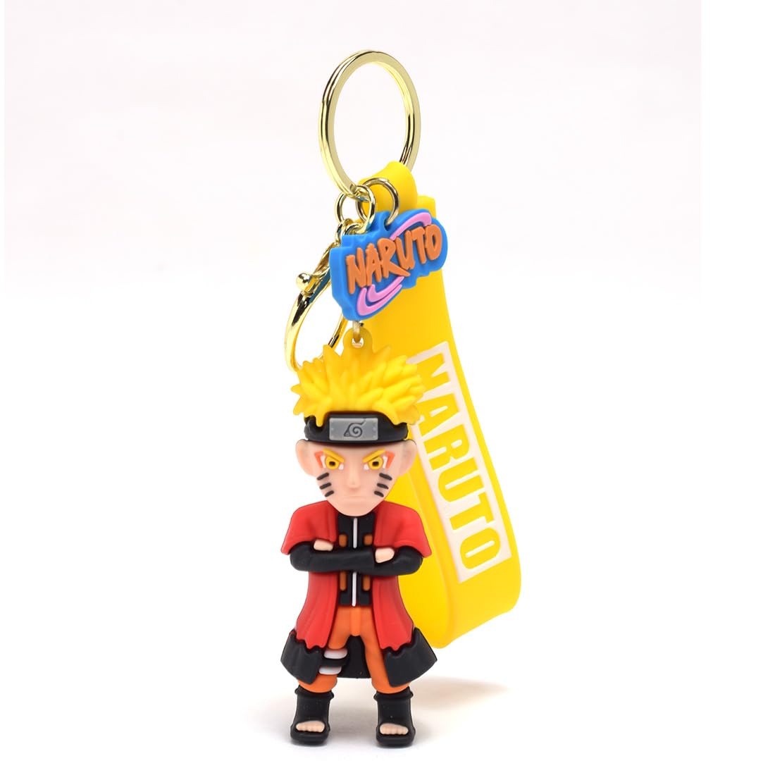 New Natuto folded hands Rubber Keychain Pack of 3 (eff price 35)