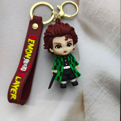 New Tanjiro rubber keychain pack of 3 (eff price 37)