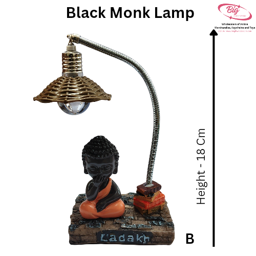 Monks sitting ladakh lamp