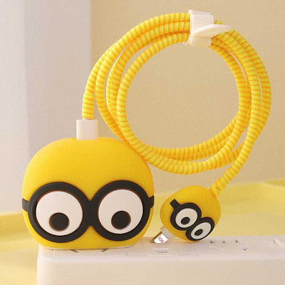 3 pcs- Mini-on 20W Iphone Silicone Charger Cover (Net Price 65)