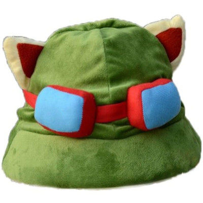 League of legends Kino Green Anime Cosplay Plush Hat