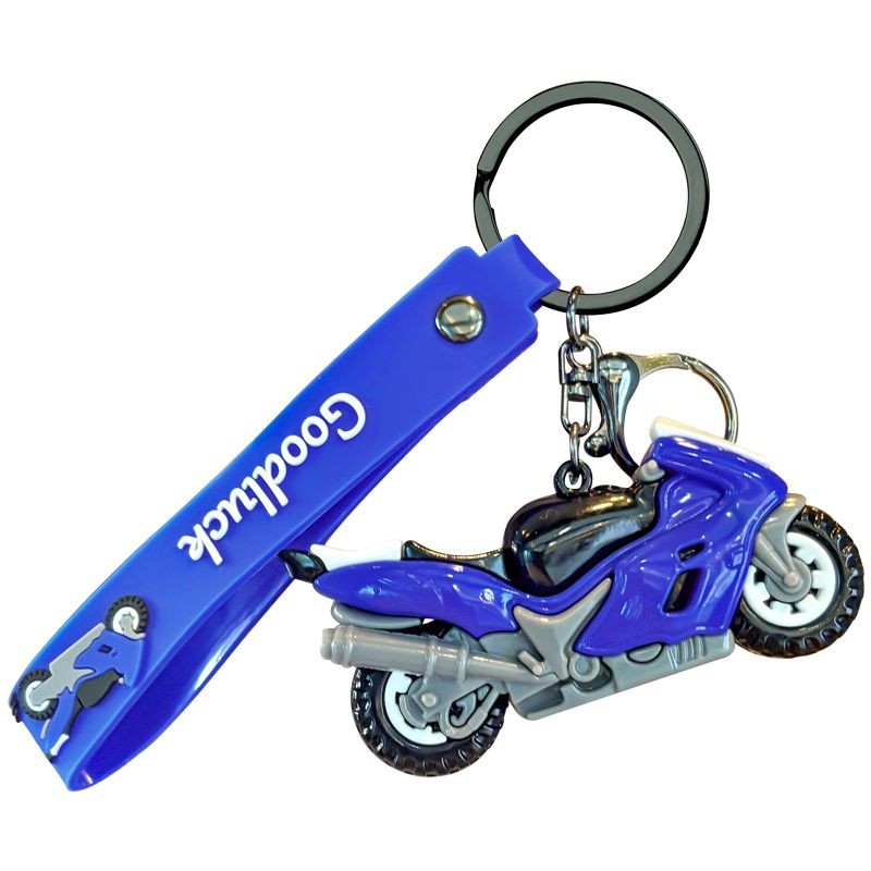Fast & Furious Blue bike rubber keychain Pack of 3 (eff price 40)