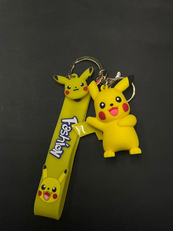 Pikachu Rubber Keychain Pack of 3 (eff price 37)