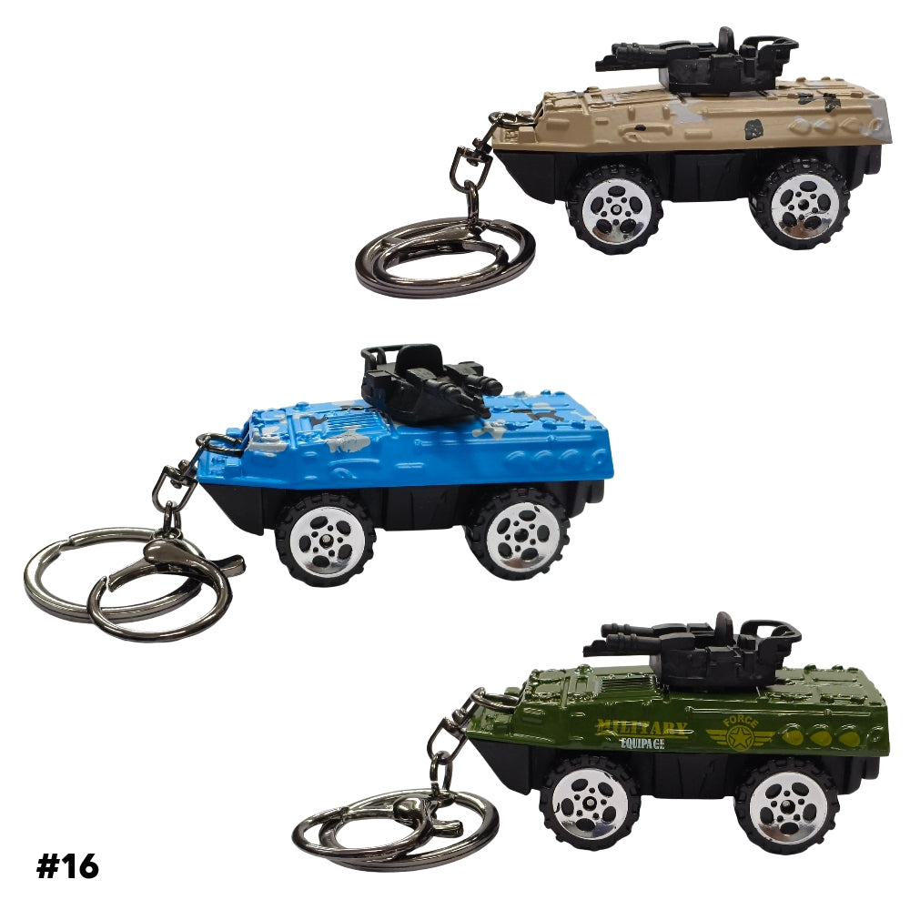 12 pcs - Military Tank keychain Net price 49