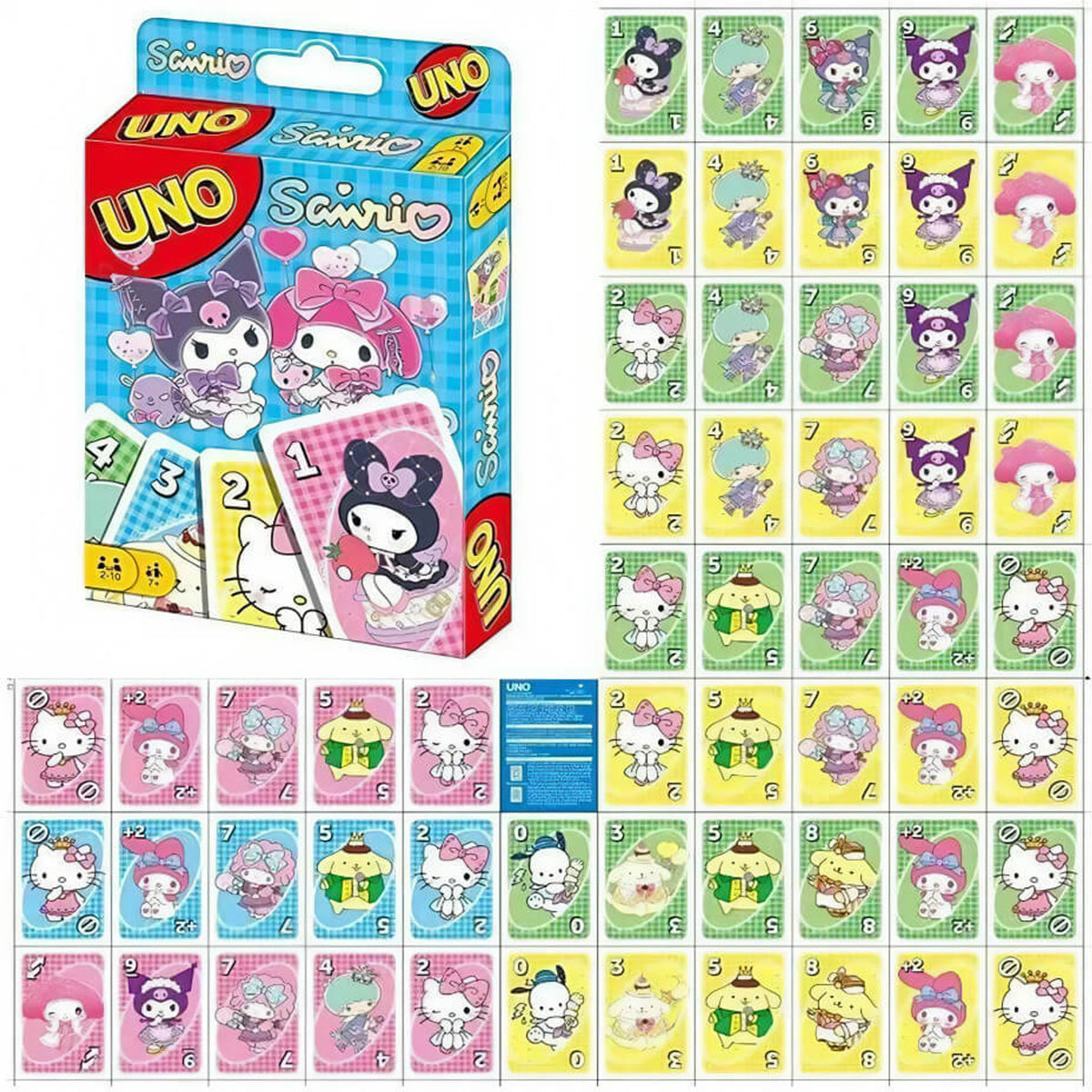 Uno Kuromi cards Hot selling pack of 3 (eff price 48)