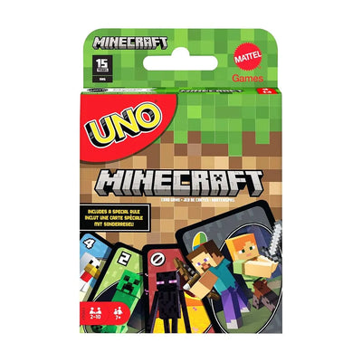 New Uno Minecraft cards Hot selling pack of 3 (eff price 48)